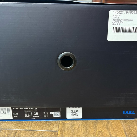 Nike Adapt BB black/Reflect silver men's like new with box - Picture 3 of 11